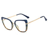 Cat Eye Plastic Titanium Anti Blue Glasses Frames Ultralight Women Optical Fashion Computer Glasses