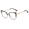 Cat Eye Plastic Titanium Anti Blue Glasses Frames Ultralight Women Optical Fashion Computer Glasses