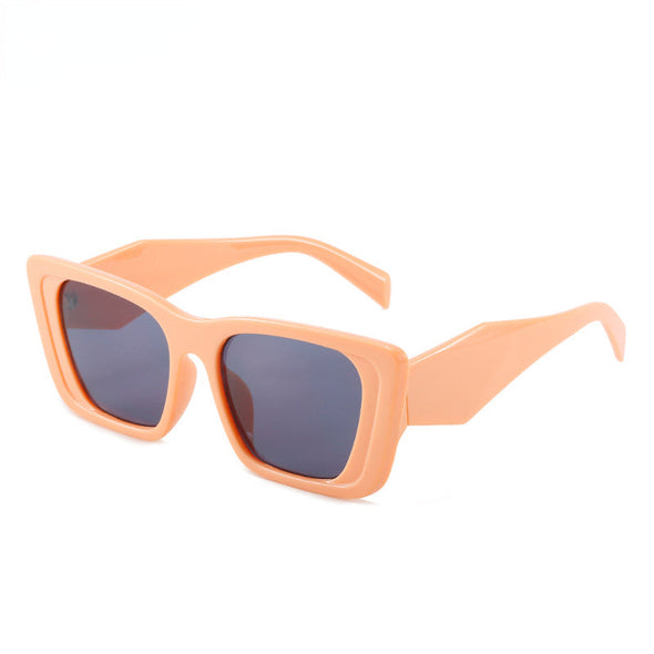Fashion Cat Eye Square Sunglasses Women  Luxury Brand Designer Colorful Sun Glasses Ladies Trendy Retro Irregular Eyewear