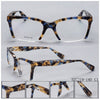 Anti Blue Half Frame Acetate Glasses Frames Women Men Optical Fashion Computer Glasses
