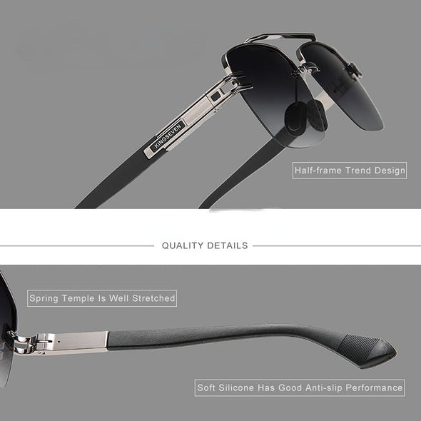 Brand New Design Sunglasses For Men Polarized Gradient Sun glasses Women Men Square Retro Eyewear Okulary