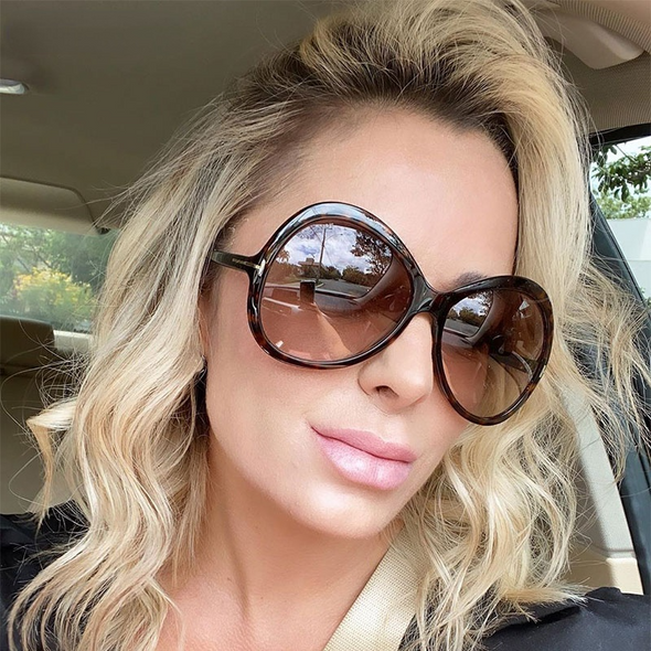 Oversized Sunglasses Men Women Big Round Shades UV400 Vintage Glasses