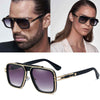 Fashion Metal Mach LXN EVO Style Gradient Sunglasses Men/Women Retro Brand Design Square Sun Glasses