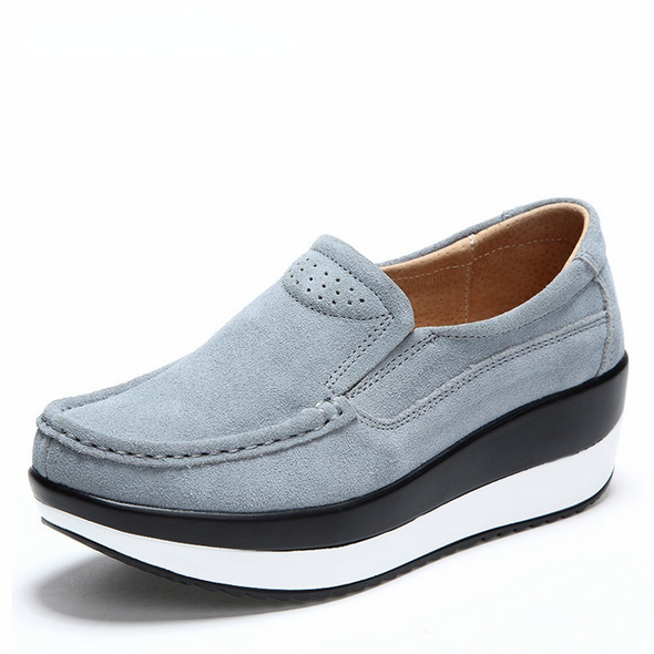 New  Autumn Shoes Woman Flat Platform