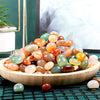 Natural Polished Decorative Tumbled Stones - 2lb Colorful Agate Stones for Landscape Decoration Stone. 0.39-0.78 Inch, Suitable for Home Decoration, DIY Handmade, Decorative Fish Tanks, Vase Filler
