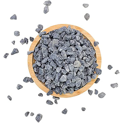ZOLOSS Natural Decorative Gravel Pebbles - 0.3-0.4 Inch Decorative Pebbles, Decorative Gravel for Gardens, Plants, Decorative Rocks, Aquarium Gravel, Landscape Laying, Home Decoration (2lb, Black)