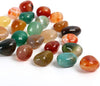 Natural Polished Decorative Tumbled Stones - 2lb Colorful Agate Stones for Landscape Decoration Stone. 0.39-0.78 Inch, Suitable for Home Decoration, DIY Handmade, Decorative Fish Tanks, Vase Filler