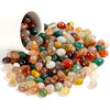 Natural Polished Decorative Tumbled Stones - 2lb Colorful Agate Stones for Landscape Decoration Stone. 0.39-0.78 Inch, Suitable for Home Decoration, DIY Handmade, Decorative Fish Tanks, Vase Filler