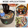 Natural Polished Decorative Gravel Pebbles - 4lb Colorful Agate Rocks for Landscape Decoration Stone. 0.78-1.18 Inch, Suitable for Home Decoration, DIY Handmade, Decorative Fish Tanks, Vase Filler