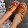 Zoloss Wedge Heel Slip On Open Toe Mules Sandals