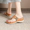 Sandals with Arch Support Anti-Slip wedges Sandal Vintage Flip Flop comfortable slippers  Non-slip Casual Wedge Platform Shoes