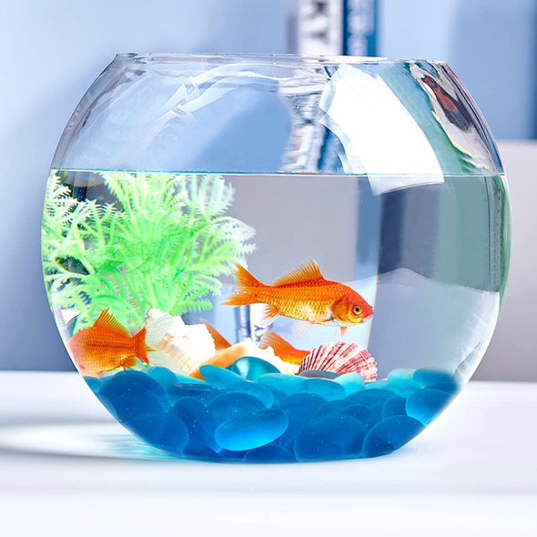 ZOLOSS 1LB Colorful Glass Pebbles - Quality Vase Filler. It Can Also Be Used for Aquarium Pebbles, Succulent Decorative Stones and DIY Ornaments.