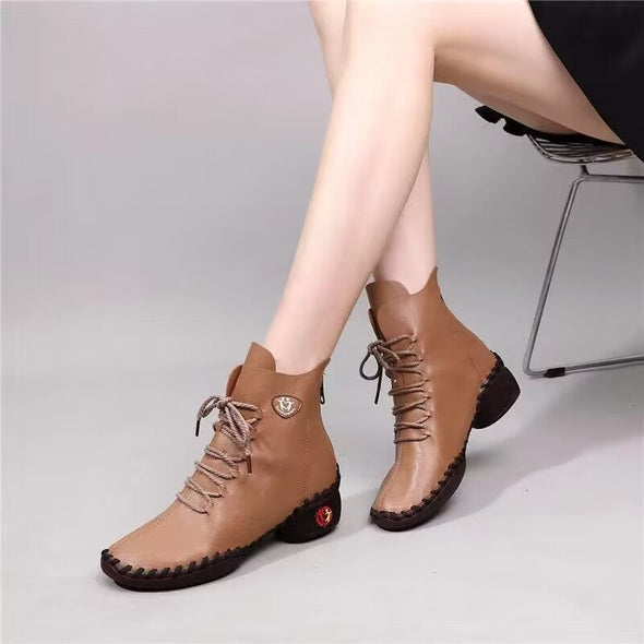 Zoloss Comfortable Lace Up Leather Shoes