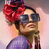 Diamond Square Sunglasses  Crystal  Shades Sparkle