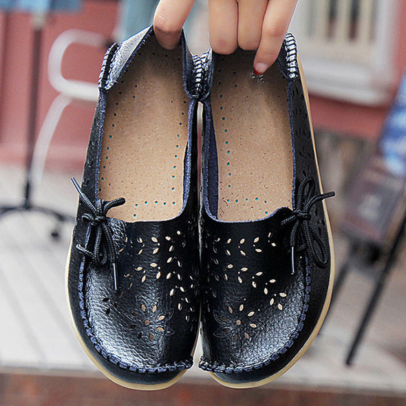 Zoloss Leather Loafers Flats Lo51