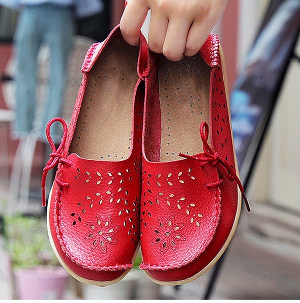 Zoloss Leather Loafers Flats Lo51