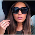 New Fashion Square Brand Designer Retro Steampunk Style Glasses Personality Oversized Sun Glasses