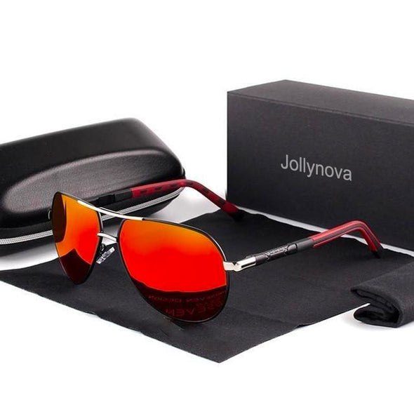 Zoloss - Vintage Aluminum Polarized Sunglasses For Men
