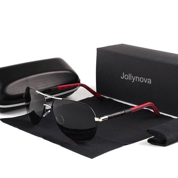 Zoloss - Vintage Aluminum Polarized Sunglasses For Men