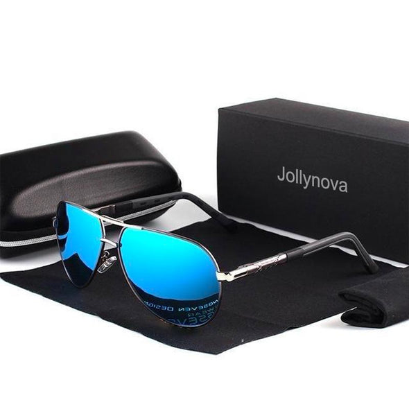 Zoloss - Vintage Aluminum Polarized Sunglasses For Men