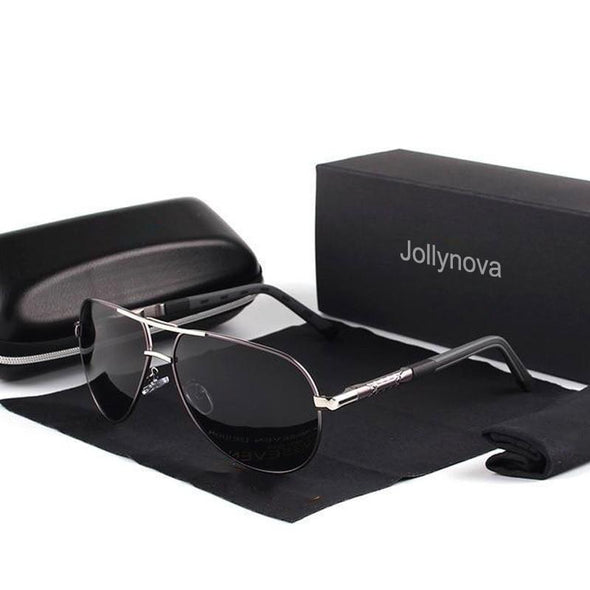 Zoloss - Vintage Aluminum Polarized Sunglasses For Men