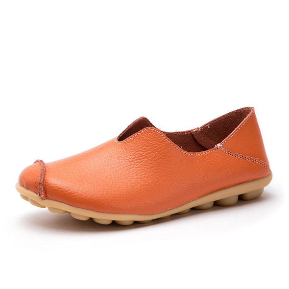 Zoloss Casual flat heel cow tendon low top shoes