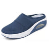 Air-cushioned slip-on walking shoes
