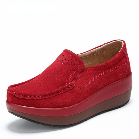 New  Autumn Shoes Woman Flat Platform