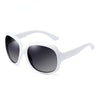 Brand Design Elegant Polarized Oversized Round Sunglasses Women Simple Fashion Big Plastic Ladies Sun Glasses