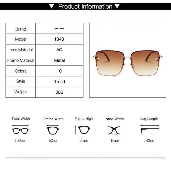 Square Bee Sunglasses