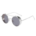 Classic Round Steampunk Sunglasses Men 2022 Fashion Vintage Metal Steam Punk Sun Glasses Male