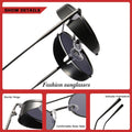 Classic Round Steampunk Sunglasses Men 2022 Fashion Vintage Metal Steam Punk Sun Glasses Male