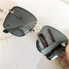 New Square Sunglasses Women Mirror Vintage Insect decoration Sun Glasses