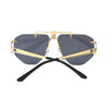 Oversized Frameless Sunglasses Ladies Women Luxury Metal Punk Sun Glasses Men Brand Design UV400 Goggles