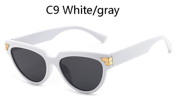 Cat Eye Fashion Vintage Sunglasses Leopard Glasses Unisex Eyewear Brand Designer Shades Gafs