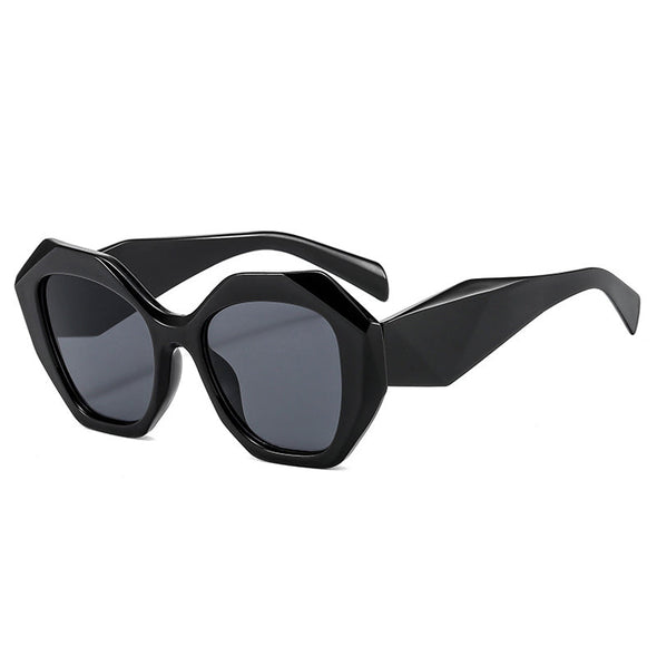 New Candy Color Polygon Square Eyeglasses For Women Vintage New Fashion Plastic Clear Computer Glasses Frame