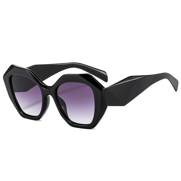 New Candy Color Polygon Square Eyeglasses For Women Vintage New Fashion Plastic Clear Computer Glasses Frame