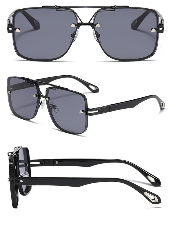 Vintage Sunglasses Women Fashion Trend Square Sun Glasses For Men Brand Designer Driving Shades Ladies