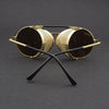 Classic Gothic Steampunk Sunglasses Polarized Men Women Brand Designer Vintage Oval Metal Frame Sun Glasses UV400