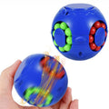 Cross-border New Creative Rotating Burger Bean Fingertip Gyro Ball Fidget Spinner Practical Fun Stress Relief Toy For Kids Adult