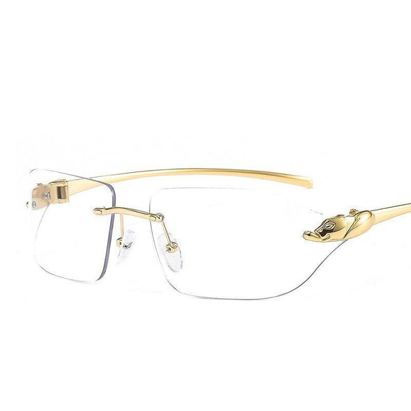 2021 New Arrival Leopard Logo Sunglasses Men Women Fashion Luxury Gradient Lens Alloy Frame Brand Designer Sun Glasses UV400