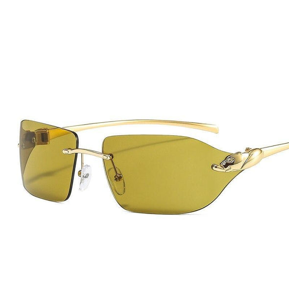 2021 New Arrival Leopard Logo Sunglasses Men Women Fashion Luxury Gradient Lens Alloy Frame Brand Designer Sun Glasses UV400