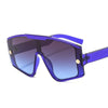 Fashion Shield Sunglasses Men Women Goggle Gradients Lens Frame Vintage Brand Designer Luxury Metal Decorate