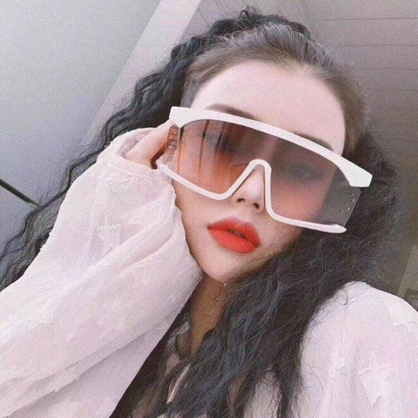 Fashion Oversized Sunglasses Women 2021 Brand Designer Big Frame Square Sunglasses UV Protection Shades For Women