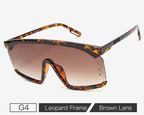 Fashion Oversized Sunglasses Women 2021 Brand Designer Big Frame Square Sunglasses UV Protection Shades For Women