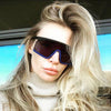 Fashion Oversized Sunglasses Women 2021 Brand Designer Big Frame Square Sunglasses UV Protection Shades For Women