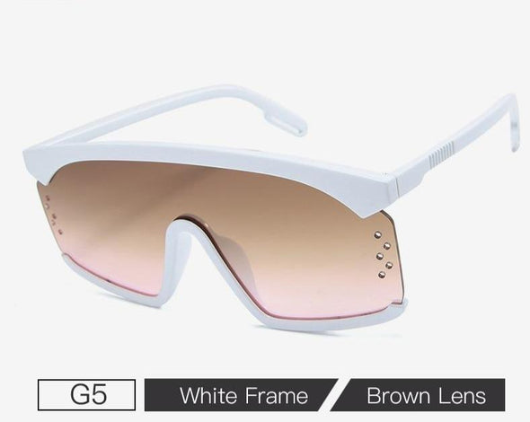 Fashion Oversized Sunglasses Women 2021 Brand Designer Big Frame Square Sunglasses UV Protection Shades For Women