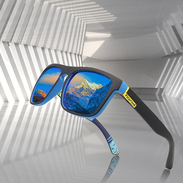 2023 New Fashion Guy's Sun Glasses Polarized Sunglasses Men Classic Design Mirror Square Ladies Sun Glasses Women