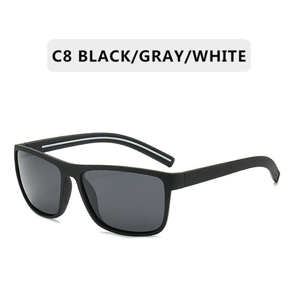 Brand Polarized Sunglasses For Men Plastic Oculos de sol Men's Fashion Square Driving Eyewear Travel Sun Glass