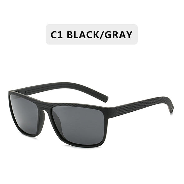 Brand Polarized Sunglasses For Men Plastic Oculos de sol Men's Fashion Square Driving Eyewear Travel Sun Glass
